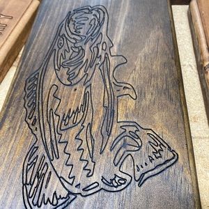 11”x6” wood sign wall art